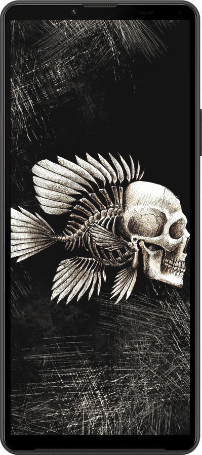 Силиконовый чехол Рыбо-человек для Sony Xperia 10 IV - 683u-2789 изображение 