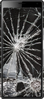 3D пластиковый матовый чехол Glass для Sony Xperia 10 Plus I4213 - 6608m-1690 изображение 