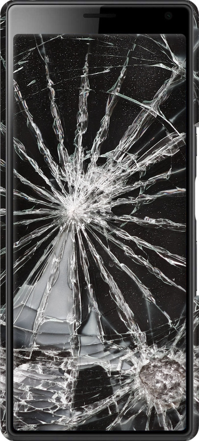 3D пластиковый матовый чехол Glass для Sony Xperia 10 Plus I4213 - 6608m-1690 изображение 