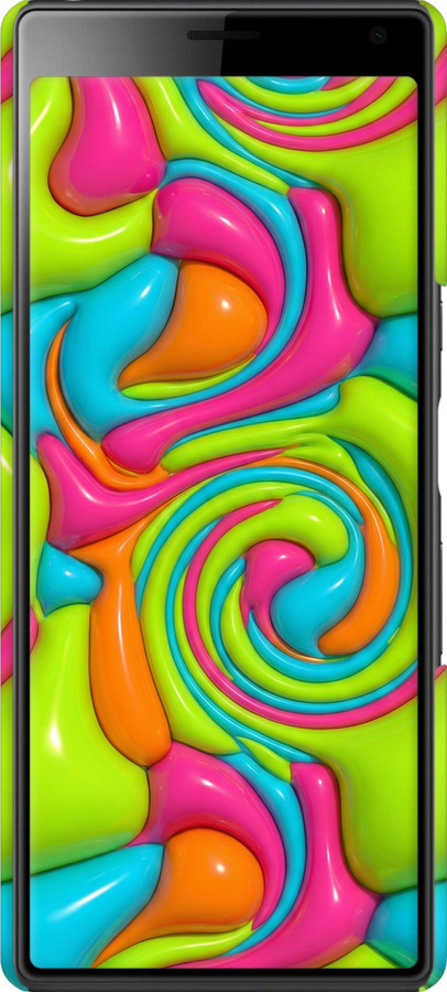 3D пластиковый матовый чехол Y2K Jelly Dream для Sony Xperia 10 Plus I4213 - 6780m-1690 изображение 