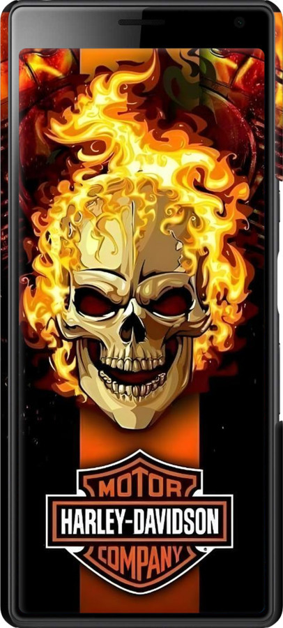 2D пластиковый чехол Харлей девидсон для Sony Xperia 10 Plus I4213 - 6370t-1690 изображение 
