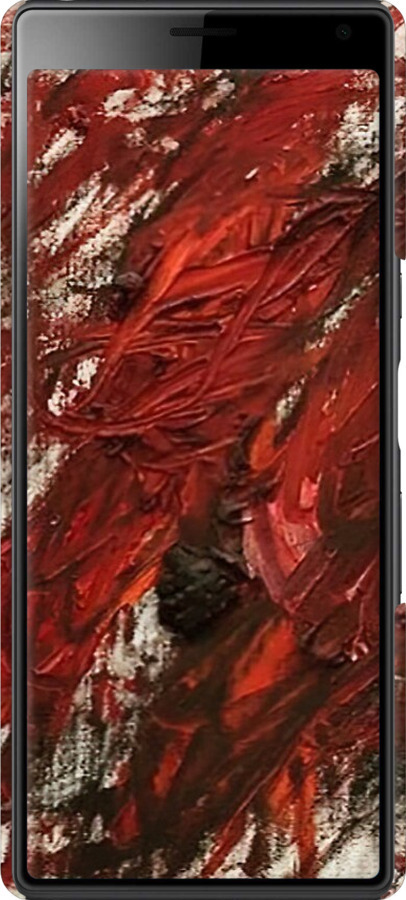 2D пластиковый чехол Абстрактная композиция в красных тонах для Sony Xperia 10 Plus I4213 - 6541t-1690 изображение 