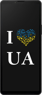 Силиконовый чехол I love UA для Sony Xperia 10 VI - 1112u-3976 изображение 