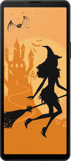 Силиконовый чехол Ведьма на метле для Sony Xperia 10 VI - 1184u-3976 изображение 