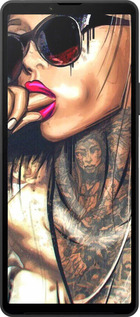 Силиконовый чехол Девушка в тату для Sony Xperia 10 VI - 4001u-3976 изображение 