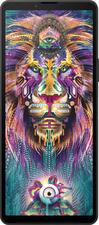 Силиконовый чехол Люминесцентный лев для Sony Xperia 10 VI - 4037u-3976 изображение 