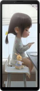 Силіконовий чехол Мила дівчинка з зайчиком для Sony Xperia 10 VI - 4039u-3976 изображение 