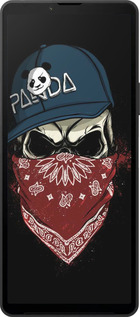 Силиконовый чехол Череп в кепке для Sony Xperia 10 VI - 4127u-3976 изображение 