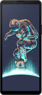 Силиконовый чехол Космонавт на скейтборде для Sony Xperia 10 VI - 4145u-3976 изображение 