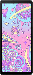 Силіконовий чехол Рожева галактика для Sony Xperia 10 VI - 4146u-3976 изображение 