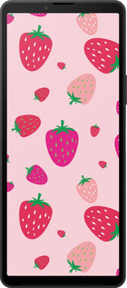 Силиконовый чехол Клубнички для Sony Xperia 10 VI - 4332u-3976 изображение 