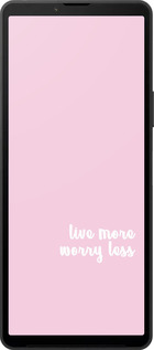 Силиконовый чехол Живи больше для Sony Xperia 10 VI - 4347u-3976 изображение 