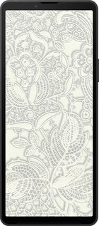 Силиконовый чехол Белое кружево для Sony Xperia 10 VI - 4383u-3976 изображение 