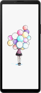 Силиконовый чехол Шарики для Sony Xperia 10 VI - 4387u-3976 изображение 