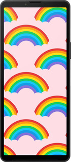 Силіконовий чехол Rainbows для Sony Xperia 10 VI - 4478u-3976 изображение 