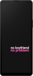 Силиконовый чехол no boyfriend no problem для Sony Xperia 10 VI - 4549u-3976 изображение 