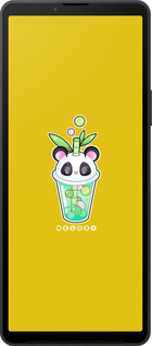 Силиконовый чехол Панда 1 для Sony Xperia 10 VI - 4558u-3976 изображение 