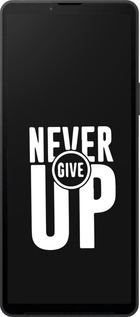 Силиконовый чехол Никогда не сдавайся для Sony Xperia 10 VI - 4572u-3976 изображение 