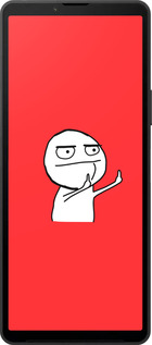 Силиконовый чехол Мем для Sony Xperia 10 VI - 4578u-3976 изображение 