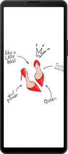 Силиконовый чехол Женщина для Sony Xperia 10 VI - 4599u-3976 изображение 