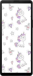Силиконовый чехол Единорожка v2 для Sony Xperia 10 VI - 4703u-3976 изображение 