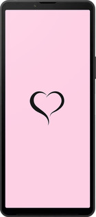 Силиконовый чехол Сердце 1 для Sony Xperia 10 VI - 4730u-3976 изображение 