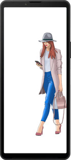 Силиконовый чехол Девушка 1 для Sony Xperia 10 VI - 4751u-3976 изображение 