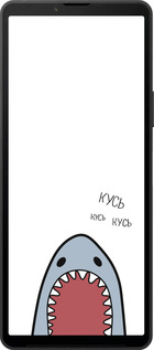 Силиконовый чехол Акула для Sony Xperia 10 VI - 4870u-3976 изображение 