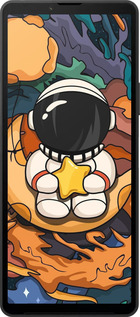 Силиконовый чехол Астронавт и звезда для Sony Xperia 10 VI - 5326u-3976 изображение 