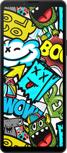 Силиконовый чехол Стикеры v4 для Sony Xperia 10 VI - 5508u-3976 изображение 