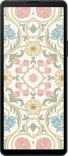 Силиконовый чехол Цветочный орнамент v2 для Sony Xperia 10 VI - 5513u-3976 изображение 