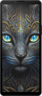 Силиконовый чехол Кошка для Sony Xperia 10 VI - 5548u-3976 изображение 