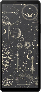 Силиконовый чехол Фаза луны для Sony Xperia 10 VI - 5605u-3976 изображение 