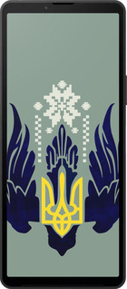 Силиконовый чехол Тризуб с крыльями для Sony Xperia 10 VI - 5640u-3976 изображение 