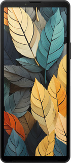 Силиконовый чехол Кольорове листя для Sony Xperia 10 VI - 5644u-3976 изображение 