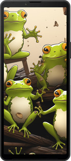 Силіконовий чехол Жабки для Sony Xperia 10 VI - 5656u-3976 изображение 