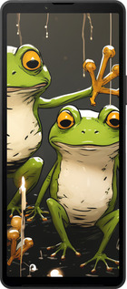 Силіконовий чехол Жабки 2 для Sony Xperia 10 VI - 5657u-3976 изображение 