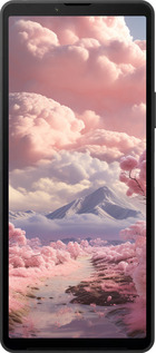 Силиконовый чехол Розовые облака для Sony Xperia 10 VI - 5660u-3976 изображение 