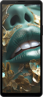 Силиконовый чехол Губы 2 для Sony Xperia 10 VI - 5667u-3976 изображение 