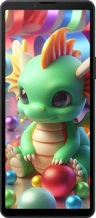 Силиконовый чехол Веселый дракончик для Sony Xperia 10 VI - 5812u-3976 изображение 