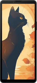 Силиконовый чехол Черная кошка v2 для Sony Xperia 10 VI - 5830u-3976 изображение 