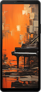 Силиконовый чехол Чехол для телефона Оранжевый Рояль для Sony Xperia 10 VI - 5937u-3976 изображение 