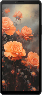 Силиконовый чехол Оранжевые розы для Sony Xperia 10 VI - 5944u-3976 изображение 