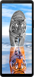 Силиконовый чехол Тигр для Sony Xperia 10 VI - 6016u-3976 изображение 