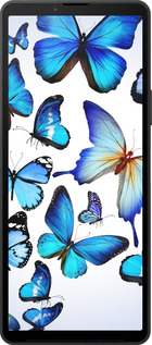 Силиконовый чехол Бабочки для Sony Xperia 10 VI - 6023u-3976 изображение 