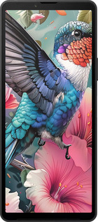 Силиконовый чехол Сказочная колибри для Sony Xperia 10 VI - 6051u-3976 изображение 