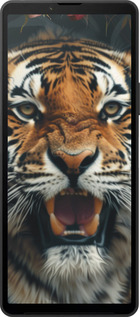 Силиконовый чехол Тигровое величие для Sony Xperia 10 VI - 6080u-3976 изображение 