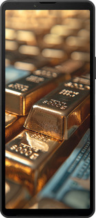 Силиконовый чехол Сияние золота для Sony Xperia 10 VI - 6104u-3976 изображение 