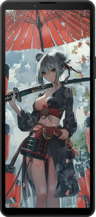 Силиконовый чехол Гейша-воин для Sony Xperia 10 VI - 6124u-3976 изображение 