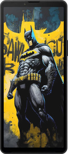 Силиконовый чехол Бетмен для Sony Xperia 10 VI - 6290u-3976 изображение 